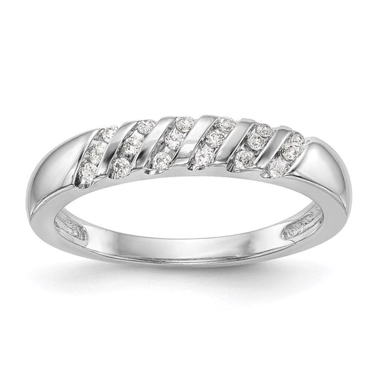10k white gold complete real diamond trio ladies wedding band rm3167b l 014 0waa