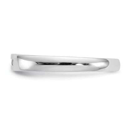 0.09ct. CZ Solid Real 14K White Gold 5-Stone Channel Wedding Band Ring