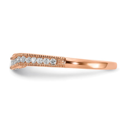 14k rose gold real diamond contoured wedding band rm5897b 025 raa