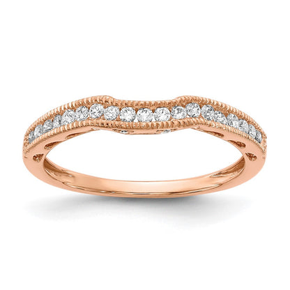 14k rose gold real diamond contoured wedding band rm5897b 025 raa