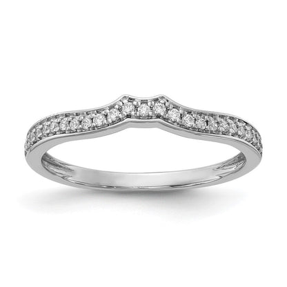 14k white gold real diamond contoured wedding band rm5904b 012 waa