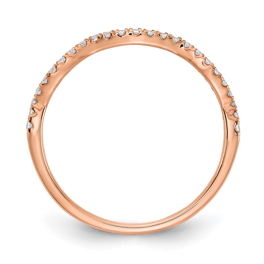 14k rose gold real diamond contoured wedding band rm5907b 015 raa