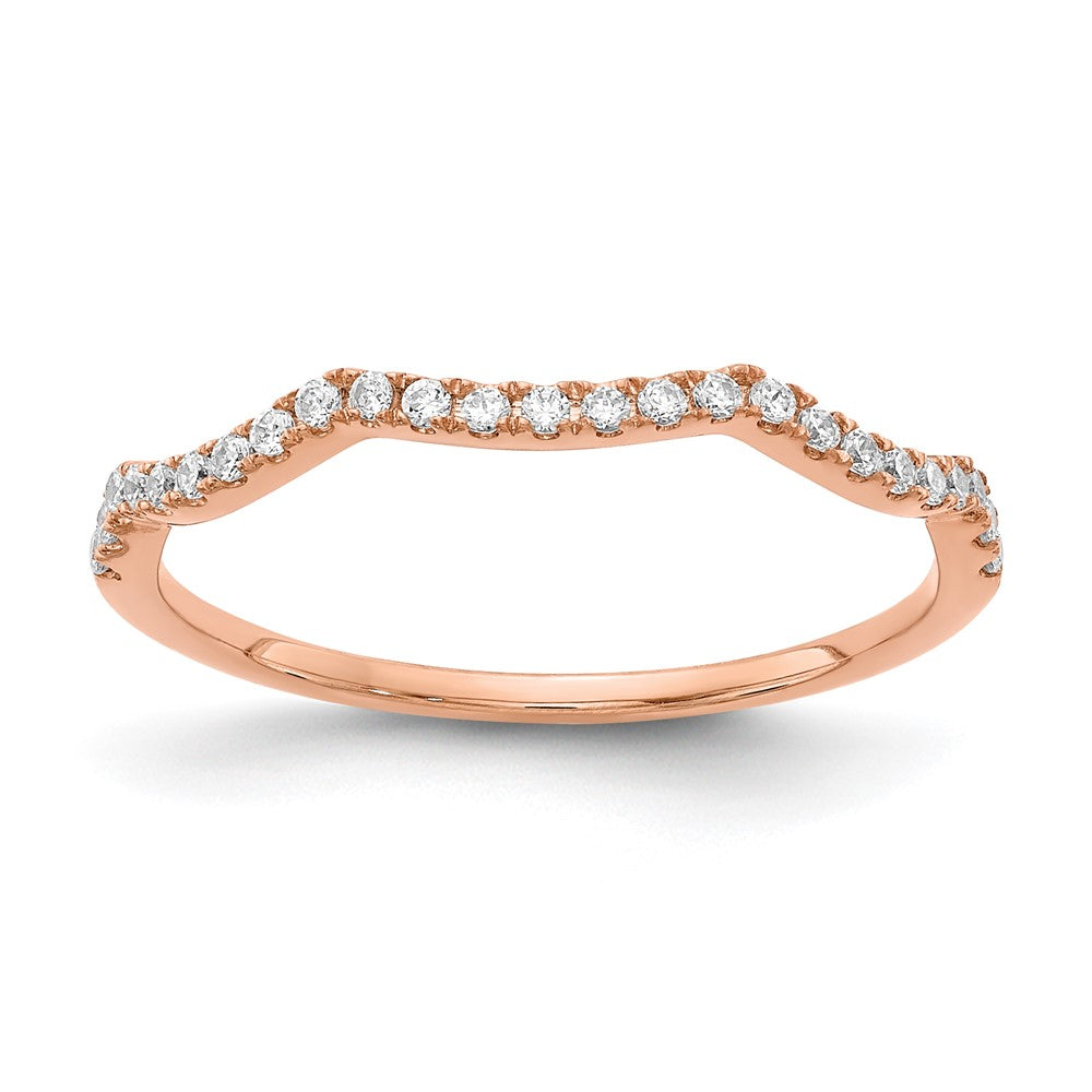 14k rose gold real diamond contoured wedding band rm5907b 015 raa