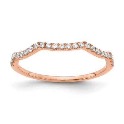 14k rose gold real diamond contoured wedding band rm5907b 015 raa