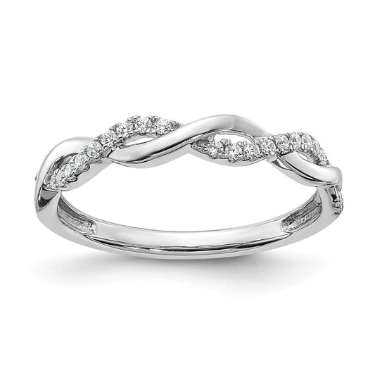 14k white gold real diamond twist design wedding band rm5911b 012 waa