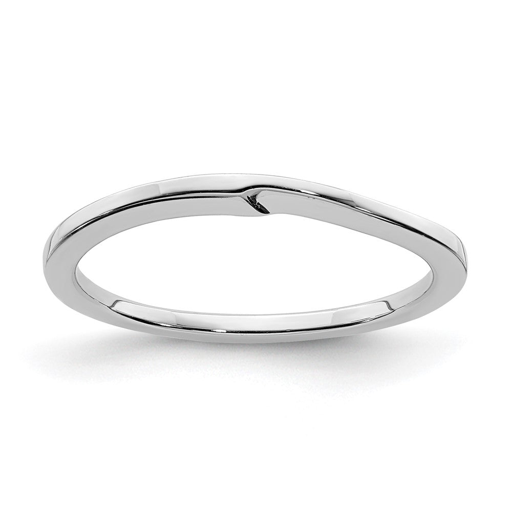 10k white gold contoured band rm6376b 0w