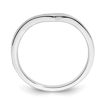 10k white gold contoured band rm6377b 0w