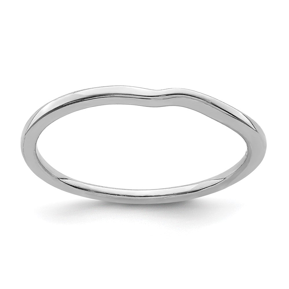 10k white gold contoured band rm6378b 0w