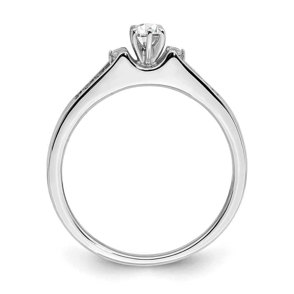 10k white gold real diamond engagement ring rm6380e 022 0waa