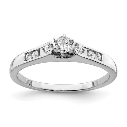 10k white gold real diamond engagement ring rm6380e 022 0waa
