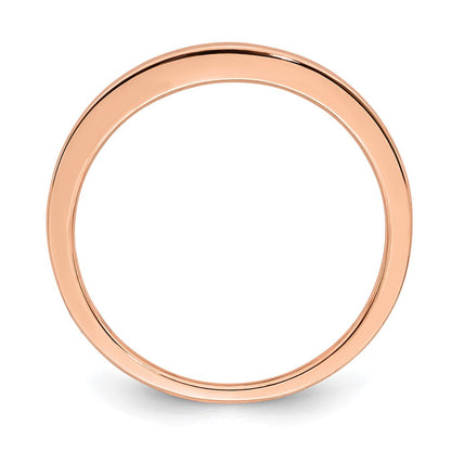 10k rose gold contoured band rm6382b 0r