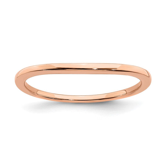 10k rose gold contoured band rm6382b 0r