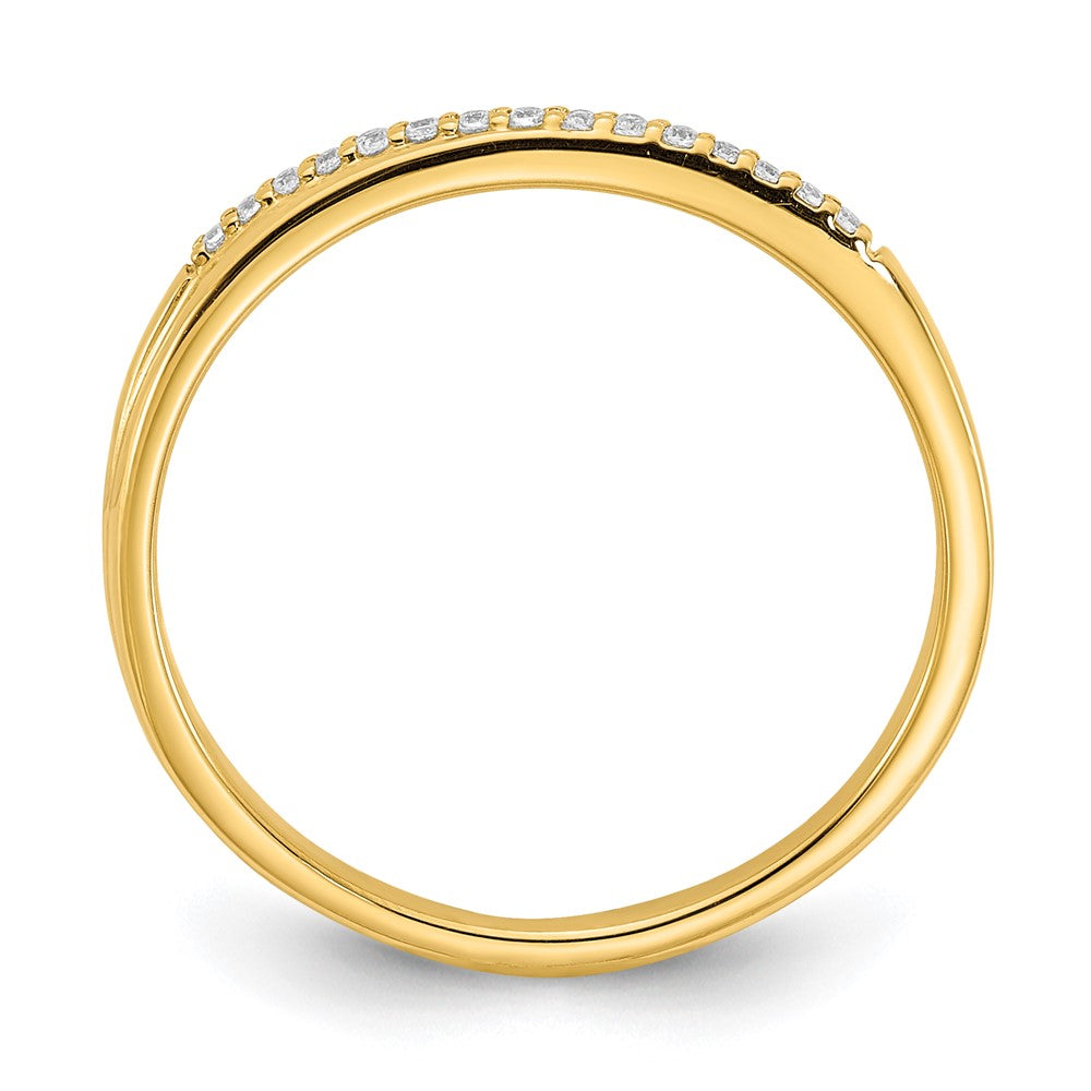 10k yellow gold contoured real diamond band rm6386b 005 0yaa