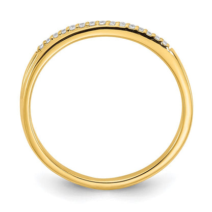 10k yellow gold contoured real diamond band rm6386b 005 0yaa