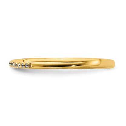10k yellow gold contoured real diamond band rm6386b 005 0yaa