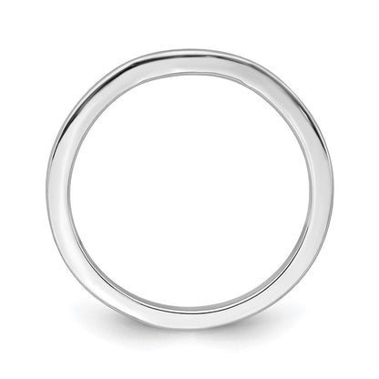 14k white gold contoured band rm6415b w