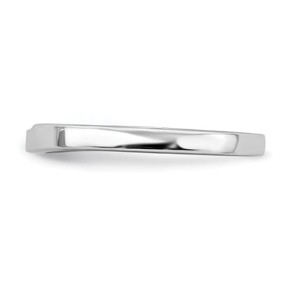 14k white gold contoured band rm6417b w