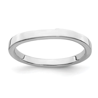 14k white gold contoured band rm6417b w