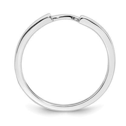 14k white gold contoured band rm6418b w