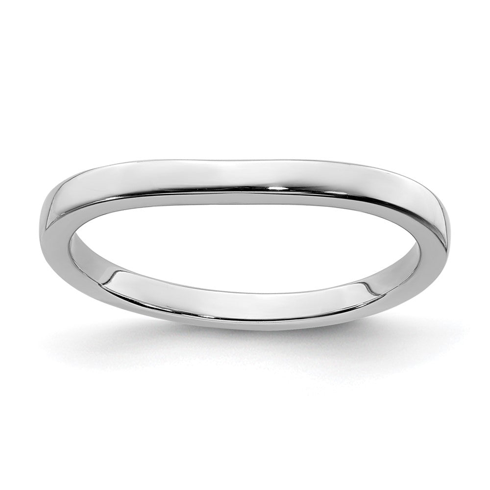14k white gold contoured band rm6421b w