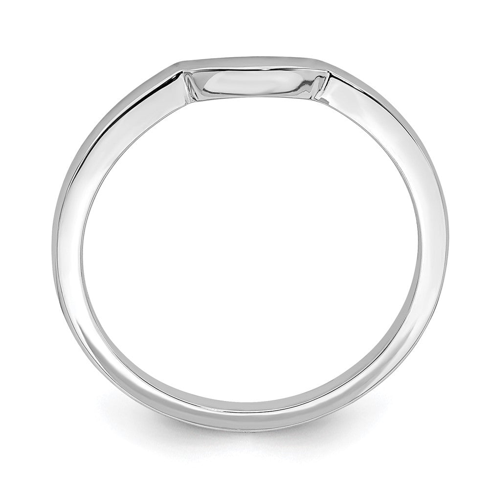 14k white gold contoured band rm6422b w