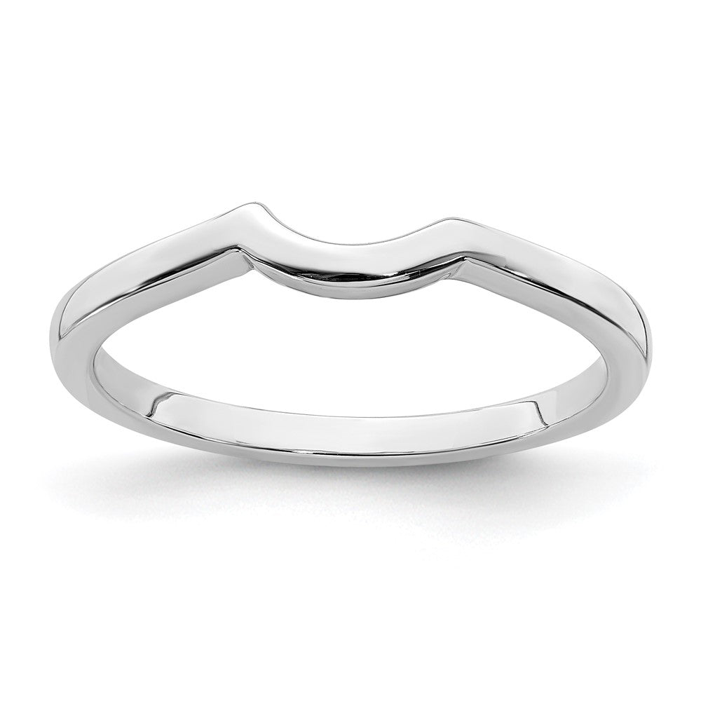 14k white gold contoured band rm6422b w