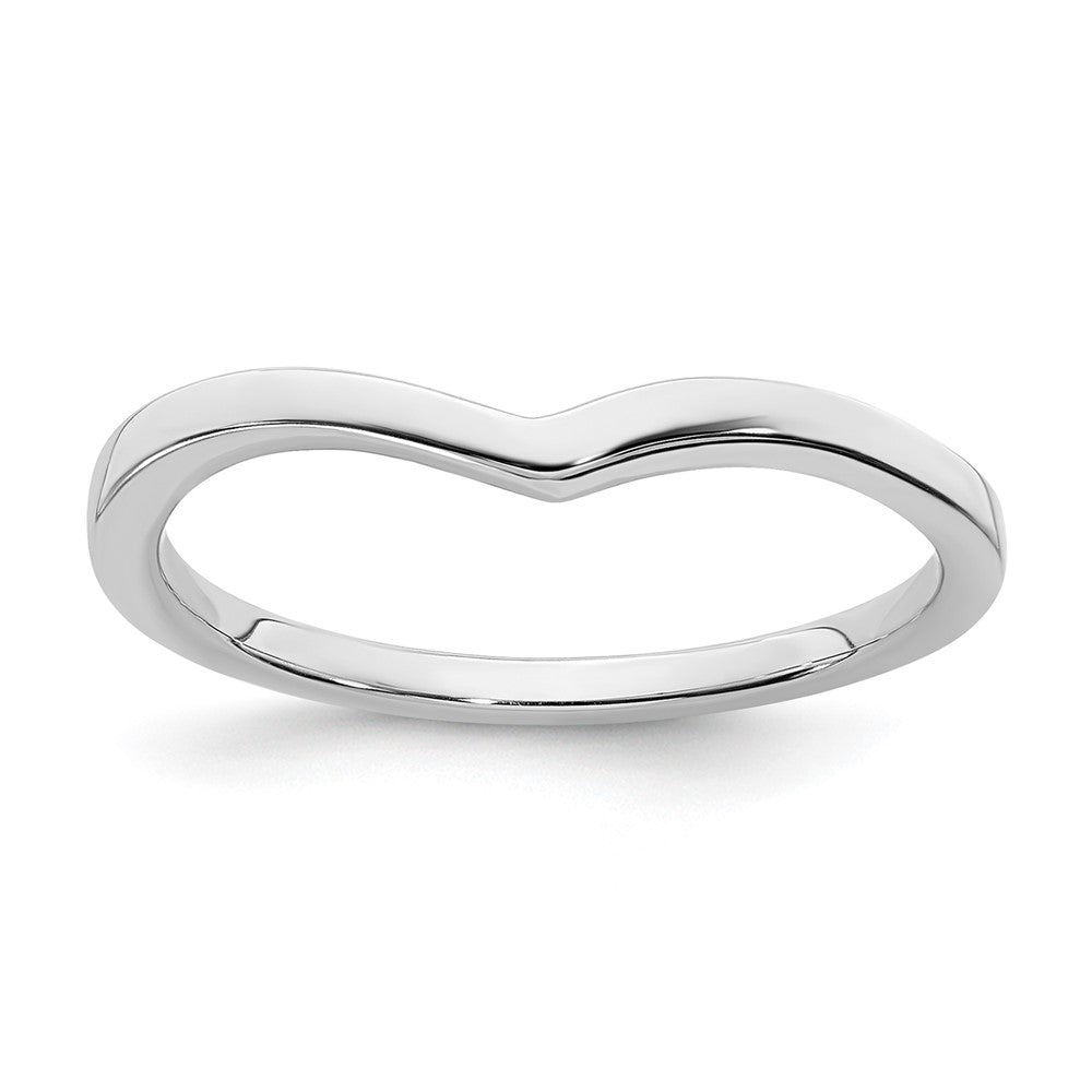14k white gold contoured band rm6423b w