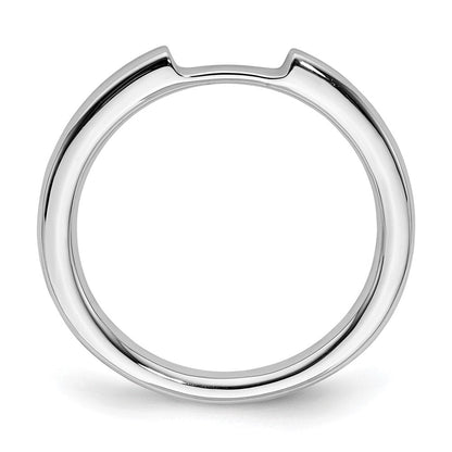 14k white gold real diamond wedding band rm6628b w