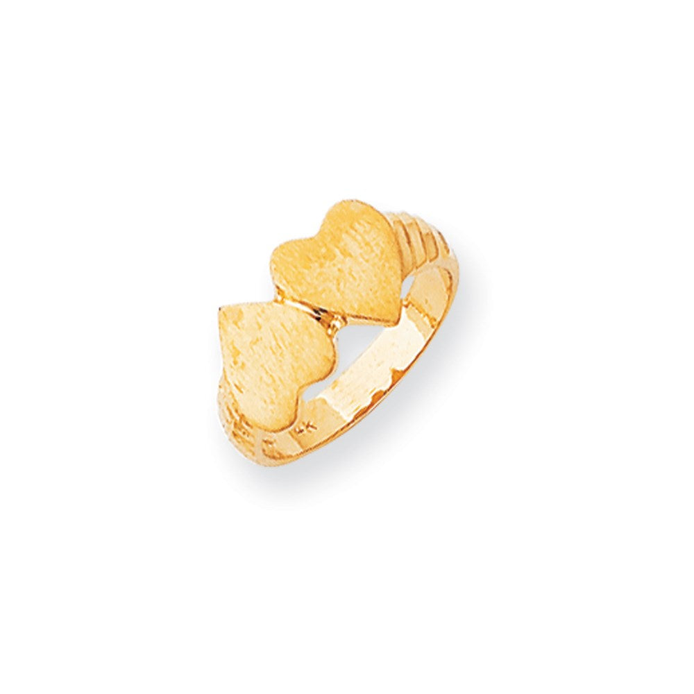 14k yellow gold signet ring rs522