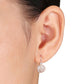 0.13 CT. T.W. Diamond Vintage-Style Drop Earrings in 14K Rose Gold