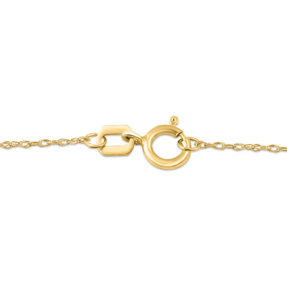 Oval Emerald and 0.07 CT. T.W. Natural Diamond Sunburst Frame Antique Vintage-Style Drop Pendant in 10K Yellow Gold