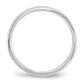 Solid 10K White Gold 2mm Standard Comfort Fit Men's/Women's Wedding Band Ring Size 5