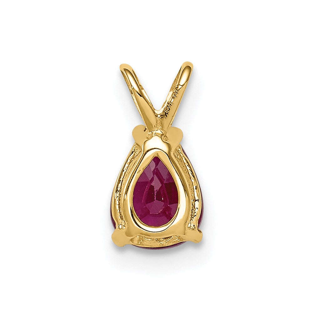 14k Ruby Pendant