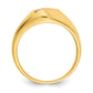 14k yellow gold real diamond mens ring y13823a