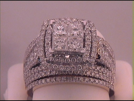 3CTW-Diamond BRIDAL SET