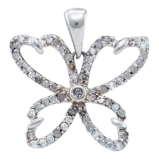 3/8CTW-Diamond GIFT BUTTERFLY PENDANT