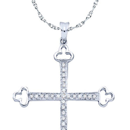1/8CT-Diamond CROSS PENDANT