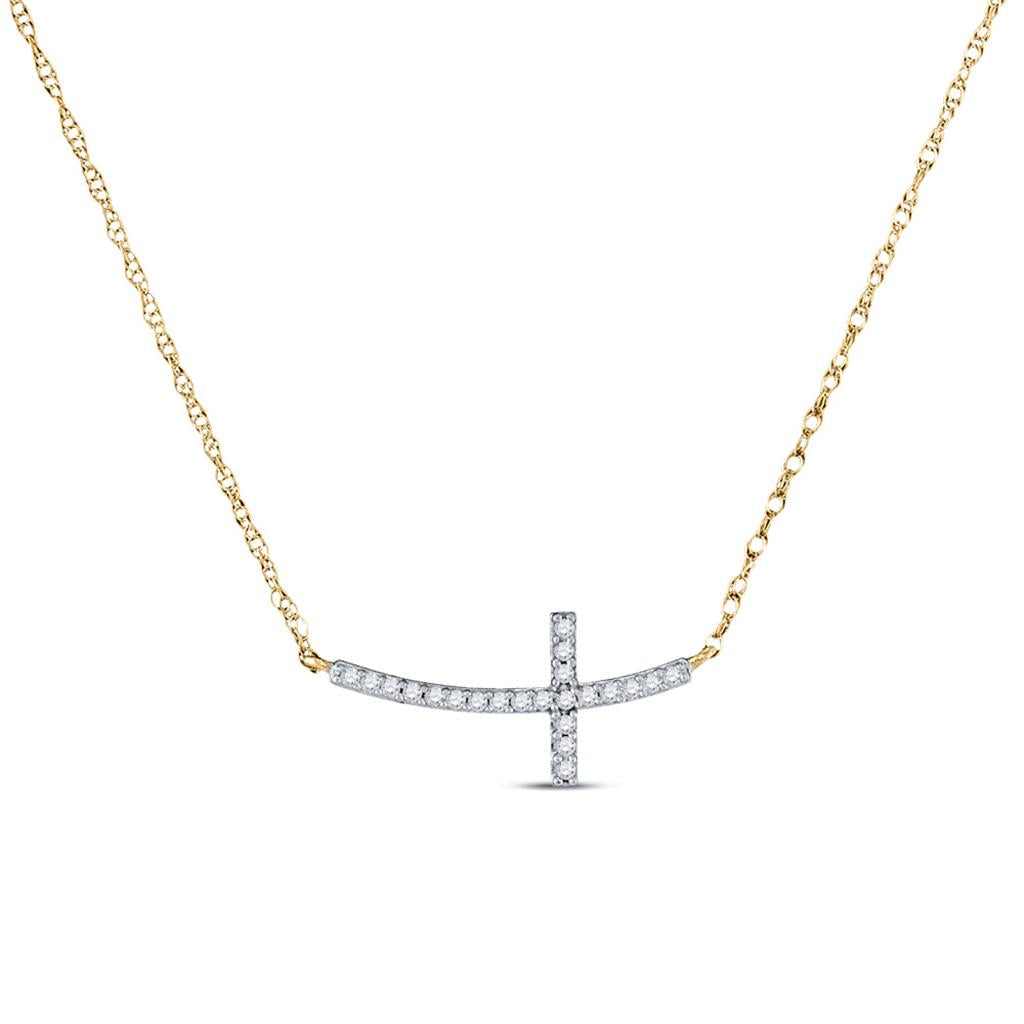 1/20CTW-Diamond FASHION NECKLACE
