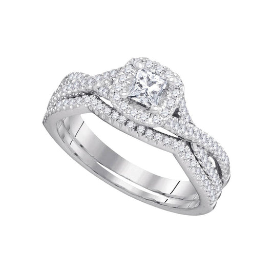 5/8CTW-Diamond 1/4CTW-CPR BRIDAL SET