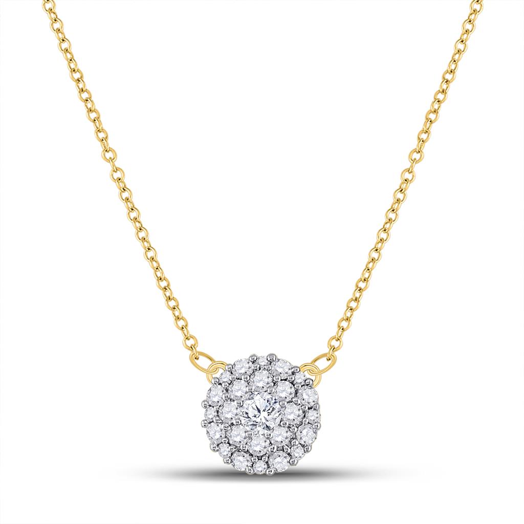 1/2CT-Diamond FASHION NECKLACE