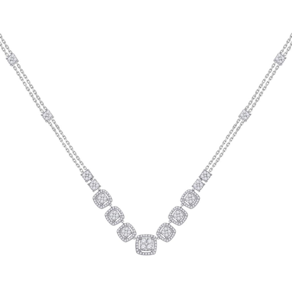 1 1/2CTW-Diamond FASHION  NECKLACE