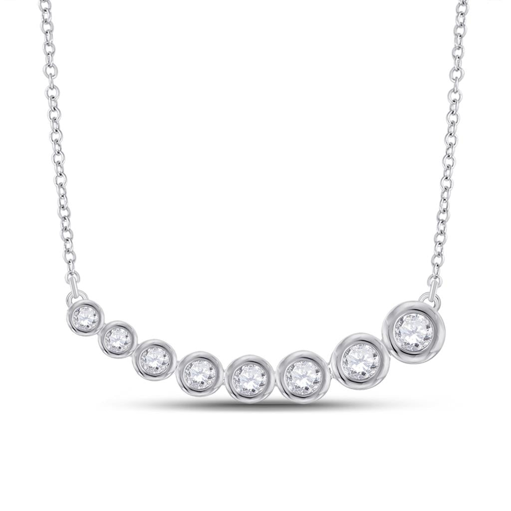 1/2CTW-Diamond FASHION   NECKLACE