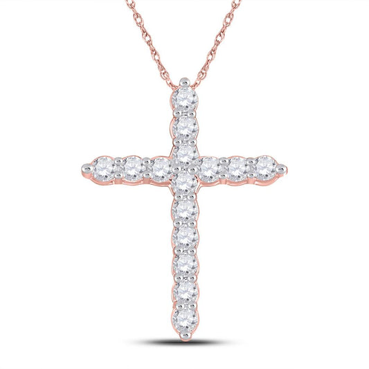 1/2CT-Diamond CROSS PENDANT