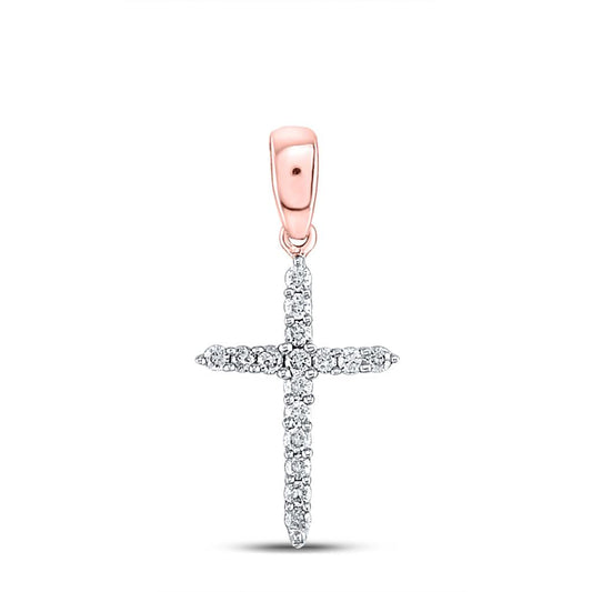 1/6CT-Diamond CROSS PENDANT