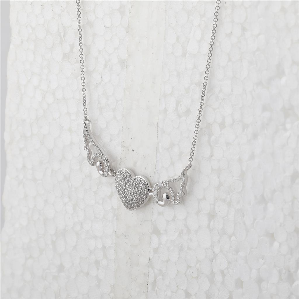 1/2CT-Diamond HEART NECKLACE