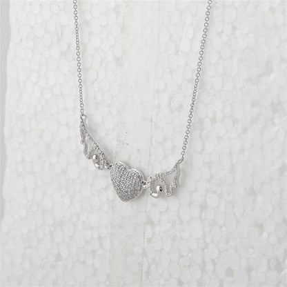 1/2CT-Diamond HEART NECKLACE